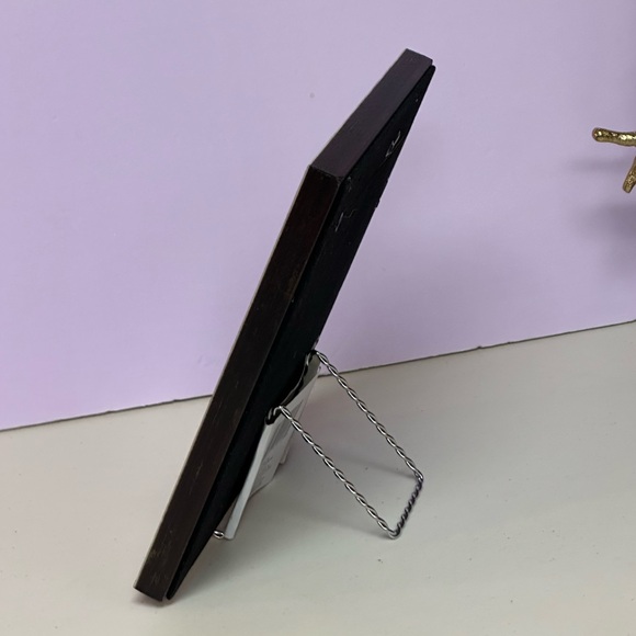 Vintage Weathered brown wooded Picture Frame - Picture 12 of 14